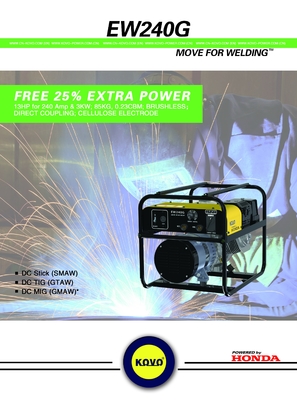 Geräte für die Schweißmaschine Ew240G mit Pulsfrequenz 885