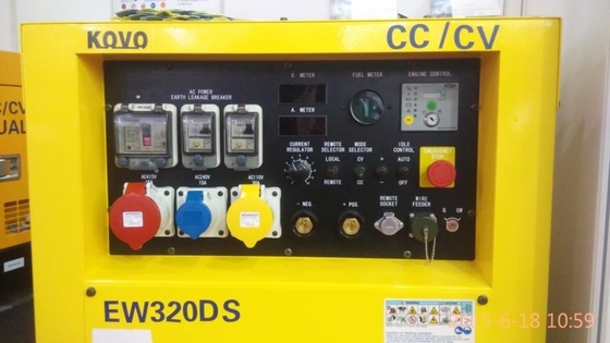 KOVO 400V 5Kva Diesel-Schweißgenerator EW320DST Frequenz 50/60HZ Nennstrom 280CC/CV