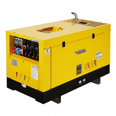 80% Nennbetrieb 40°C KOVO EW400DST Motorenbetriebene Diesel-Schweißmaschine Motosoldadoras