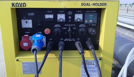 80% Nennbetrieb 40°C KOVO EW400DST Motorenbetriebene Diesel-Schweißmaschine Motosoldadoras