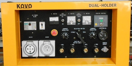 80% Nennbetrieb 40°C KOVO EW400DST Motorenbetriebene Diesel-Schweißmaschine Motosoldadoras
