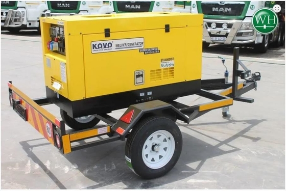 30-400A Schweißmaschine EW400DST mit KOVO-Generator mit 40kva Lastleistung